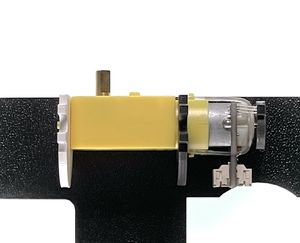 Bracket on motor and chassis