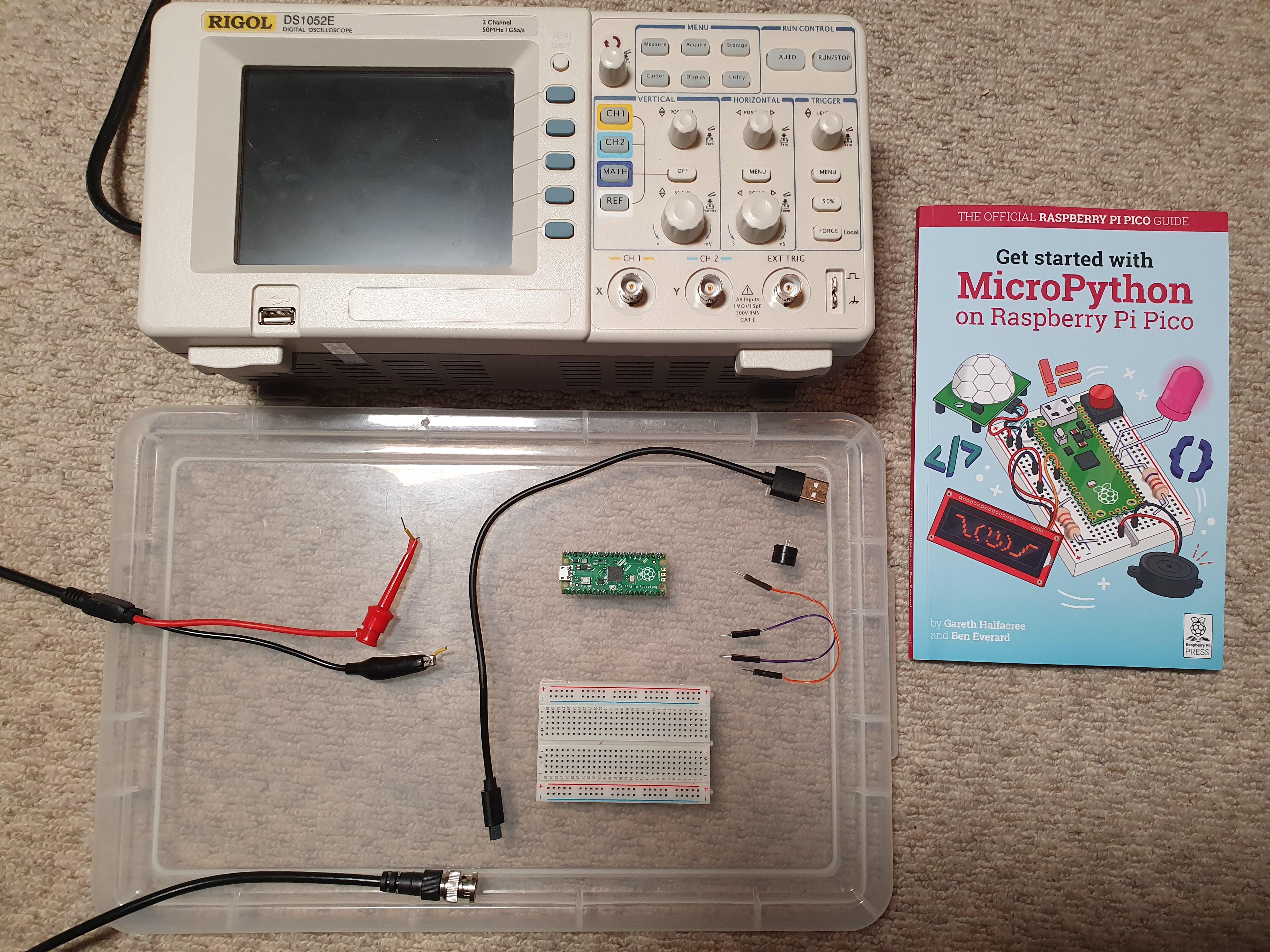 Materials - Pico, breadboard, speaker